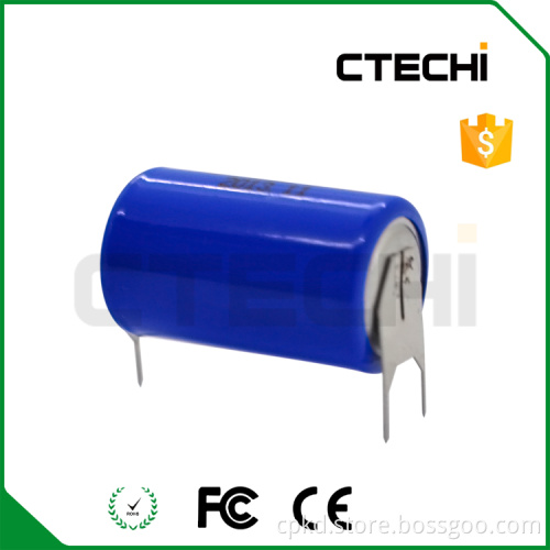 3.6v lithium battery 1/2aa er14250 1s1p with connector, battery for water meter